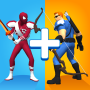 icon Merge Master: Superhero Battle
