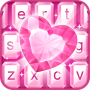 icon Pink Diamond Keyboard Theme