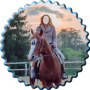 icon Women Horse Riding Selfie