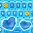 icon Neon Blue Keyboard with Emojis 2.1