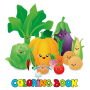 icon Fruit Vegetable Coloring