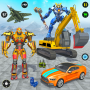 icon Excavator Robot War - Car Game