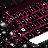 icon Pink Laser Keyboard Theme 1.224.1.83