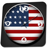 icon USA Analog Clock Widget 5.6.1