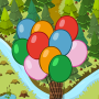 icon Pop balloons in the forest