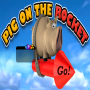 icon Pig on Rocket