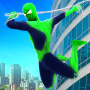 icon Spider Rope Hero Gangster - Crime City SuperHero