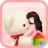 icon lovely girl hug 4.1