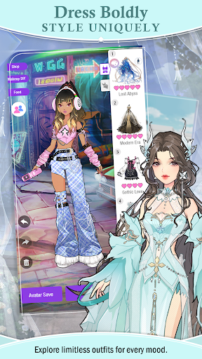 green emerald velvet dress ChyMini Fashion Avatar Dressup main image 1