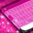 icon Pink Diamond Keyboard Theme 1.279.13.86