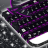 icon Black and Purple Keyboard 1.279.13.90
