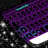 icon Neon Purple Keyboard Theme 1.279.13.89
