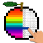 icon Pixel Art : Tap color by number