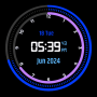 icon Neon Night Clock