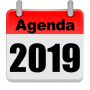 icon Calendario 2019 España Agenda de Trabajo