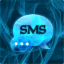 icon Blue Smoke Theme GO SMS PRO