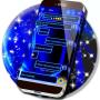 icon GO SMS Neon Blue