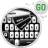 icon GO Keyboard Black and White Theme 5.0.5