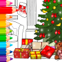 icon Christmas Decorations Coloring