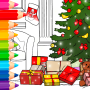 icon Christmas Decoration Coloring