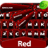 icon GO Keyboard Red Theme 5.0.5