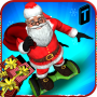 icon Hoverboard Rider 3D:Santa Xmas