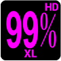 icon BN Pro PercentXL-b Neon HD Text