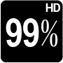 icon BN Pro Percent White HD Text