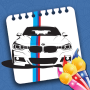 icon BMW coloring book