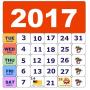 icon Malaysia Calendar Holiday 2017