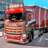 icon Euro Truck Driving Cargo Truck 0.2