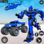 icon Us Police Monster Truck Robot