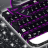 icon Black and Purple Keyboard 1.279.13.93