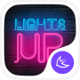 icon Shine Neon Lights Theme & HD Wallpapers