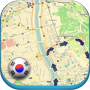 icon korea Map