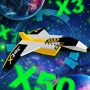 icon Jet X In Space