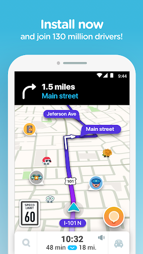 Download Free Waze Gps Maps Traffic 4 28 0 1 Apk For Android