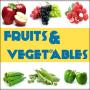 icon Names of Fruits and Vegetables