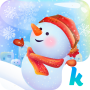 icon Snowman Emoji Keyboard Theme☃