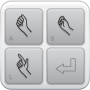 icon لوحة المفاتيح بلغة الاشارة