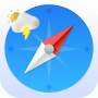 icon Smart compass app: weather forecast, GPS location