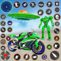 icon Spaceship Robot Bike Game 3d