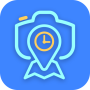 icon Photo Stamp : Location Camera