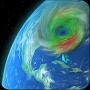 icon Wind Map Hurricane Tracker, 3D