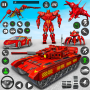 icon Police Tank Robot Transform 3d