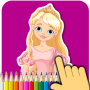 icon Princess coloring book