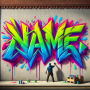 icon Graffiti Name Logo Maker