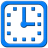 icon Square Analog Clock-7 2.2