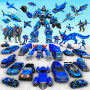 icon Police Tiger Robot Car Game 3d