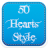 icon 50 Hearts Fonts Style 4.1